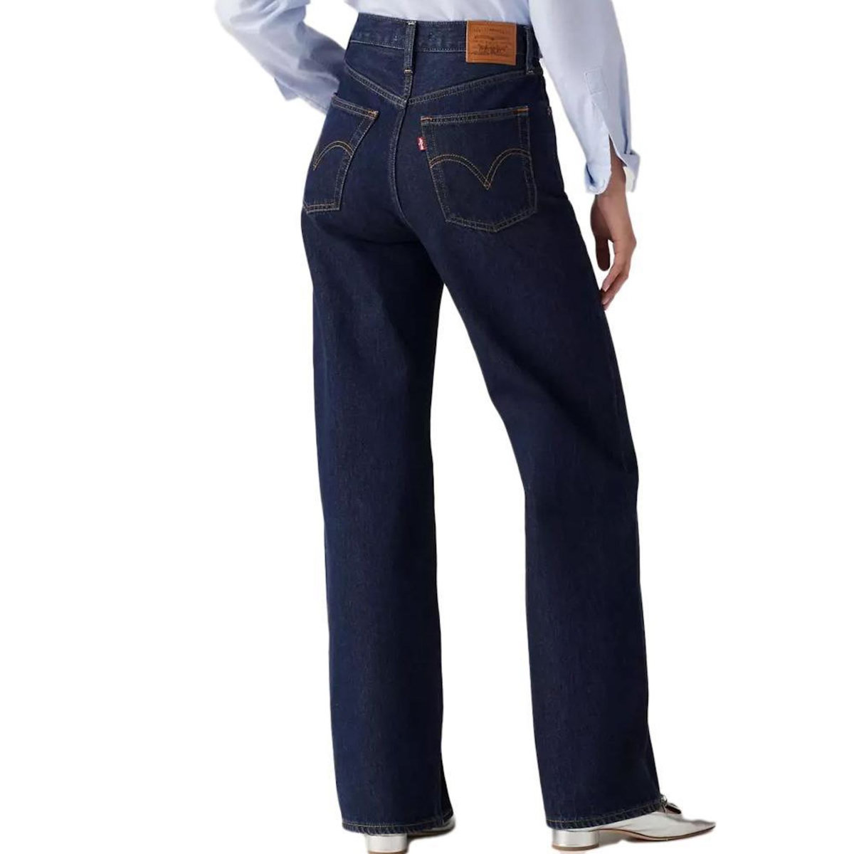 Levi's Jean  Foncé Femme Levi's Ribcage Wide Leg A60810   W26