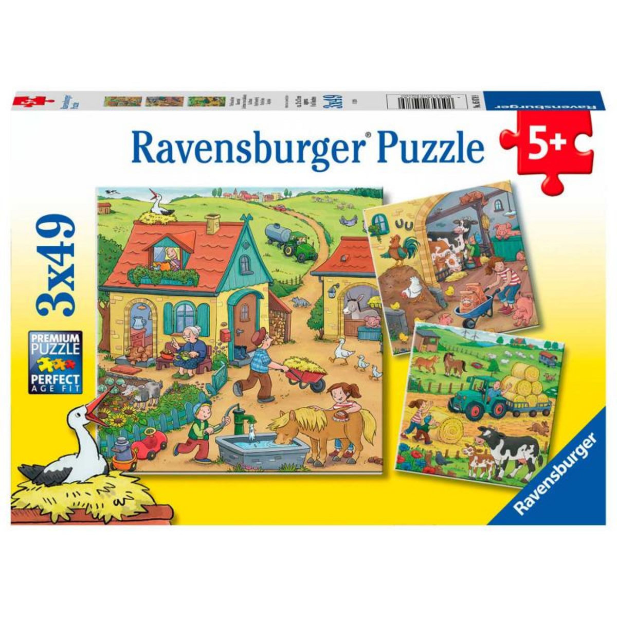 RAVENSBURGER RAVENSBURGER On the Farm, 3x49st.