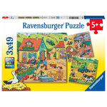 RAVENSBURGER RAVENSBURGER On the Farm, 3x49st.