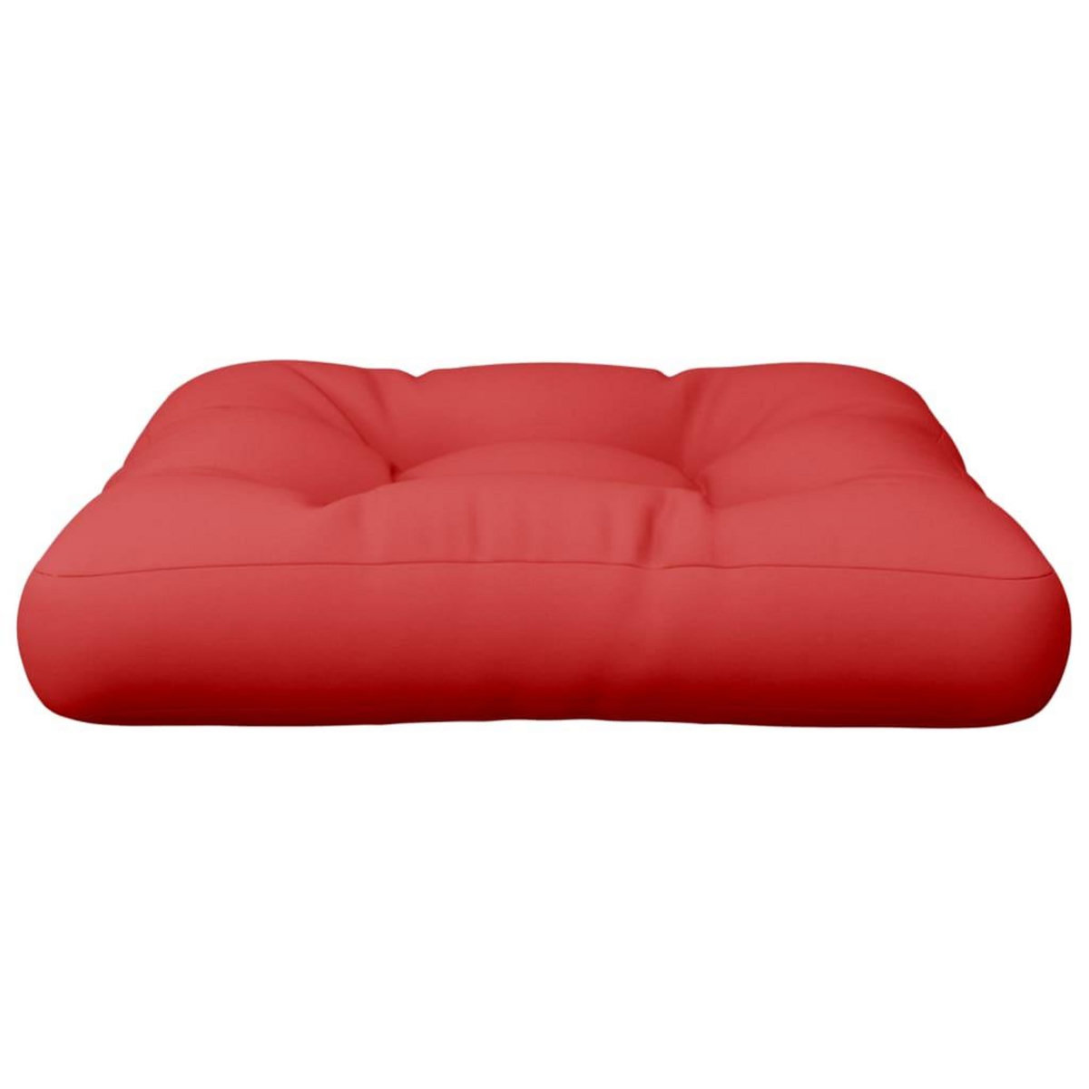 VIDAXL Coussin de palette rouge 60x60x12 cm tissu