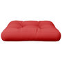 Voir la diapositive 4 : VIDAXL Coussin de palette rouge 60x60x12 cm tissu