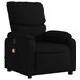 Voir la diapositive 4 : VIDAXL Fauteuil de massage inclinable Noir Tissu