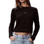 Voir la diapositive 1 : CALVIN KLEIN JEANS T Shirt Manches  ongues  Femme Calvin Klein Jeans Baby
