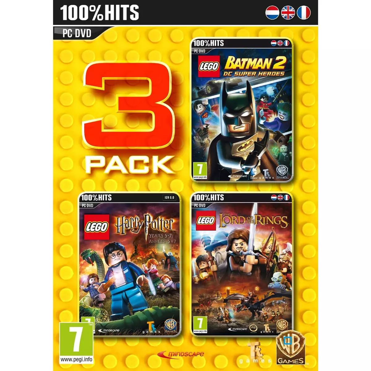 LEGO 3 Pack (Lord of the Rings + Batman 2 + Harry Potter 5-7) - PC