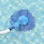 OUTSUNNY Nettoyeur aspirateur piscine - robot de piscine hydraulique automatique - branchement pompe 370-1100 W max. - ABS TPU bleu