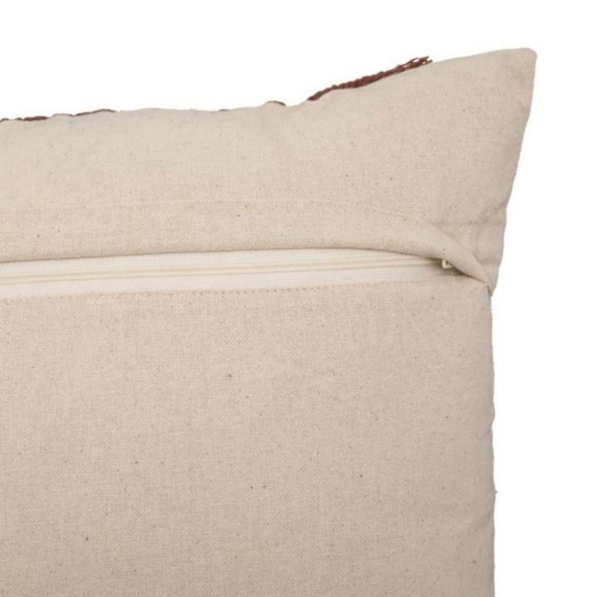 ATMOSPHERA Coussin Déco Macramé  Alicante  40x40cm Marron