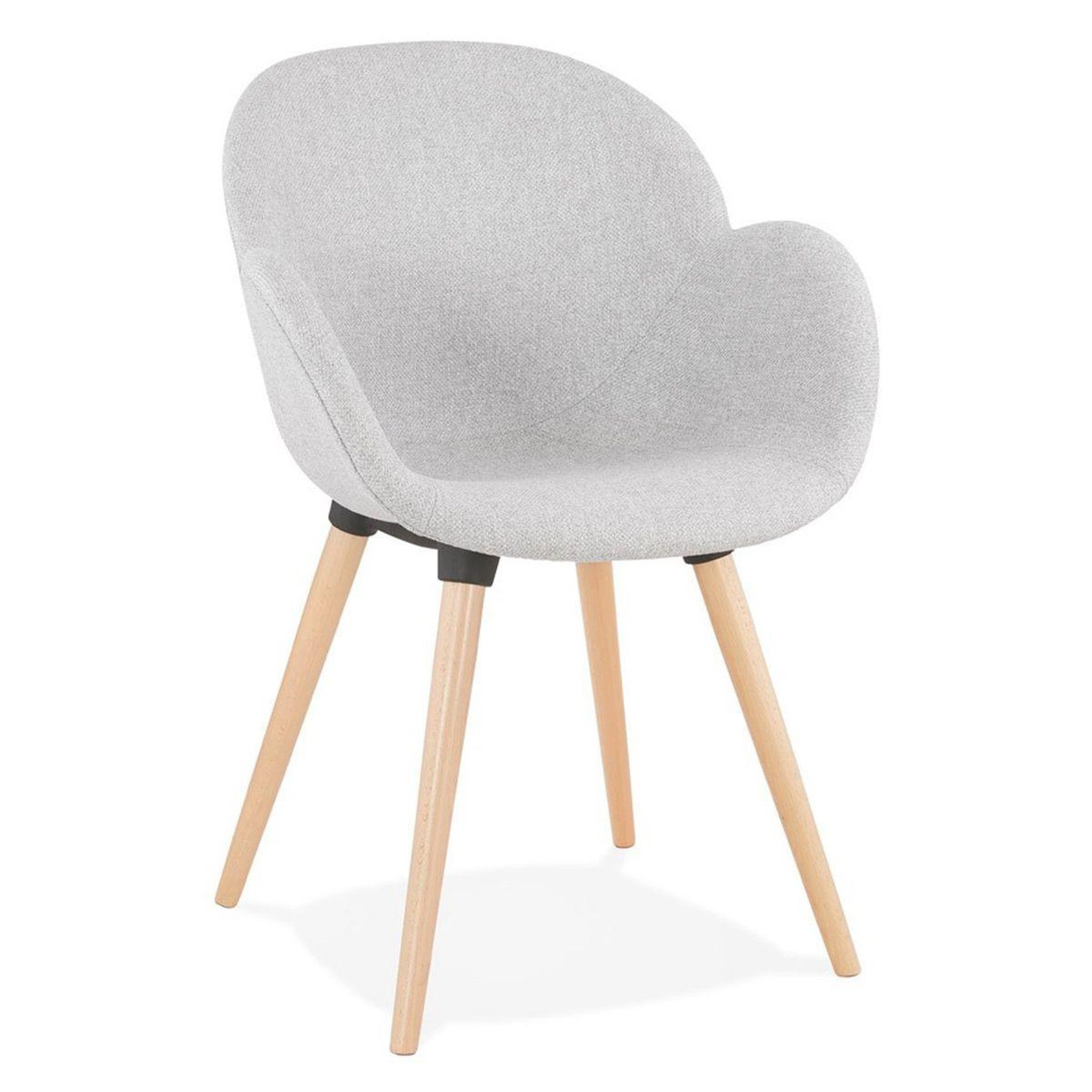 Voir la diapositive 1 : Paris Prix Chaise design scandinave  palot  84cm gris clair