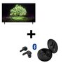 LG  PACK TV Led LG OLED55A1 & Ecouteurs sans fil Bluetooth LG Meridian TW HBS-FN4 NOIR