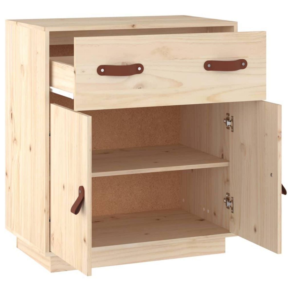 VIDAXL Buffet 65,5x40x75 cm Bois massif de pin