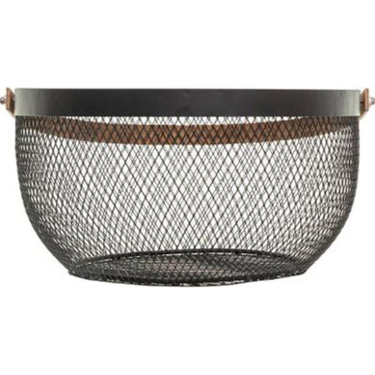 FIVE Corbeille à Fruits Poignée  Rétro  26cm Noir