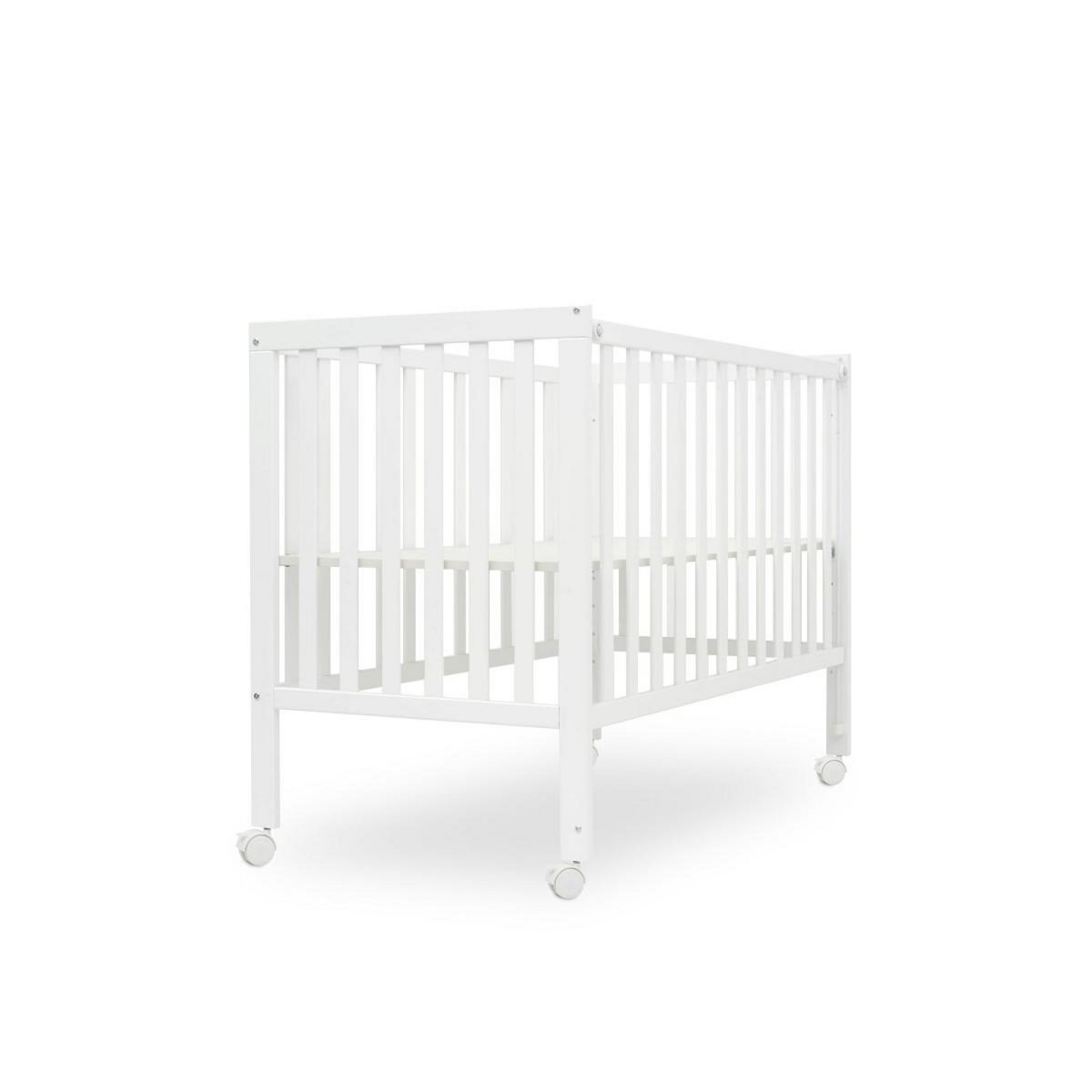INTERBABY Lit Bébé en hetre Mod. Basic - blanc