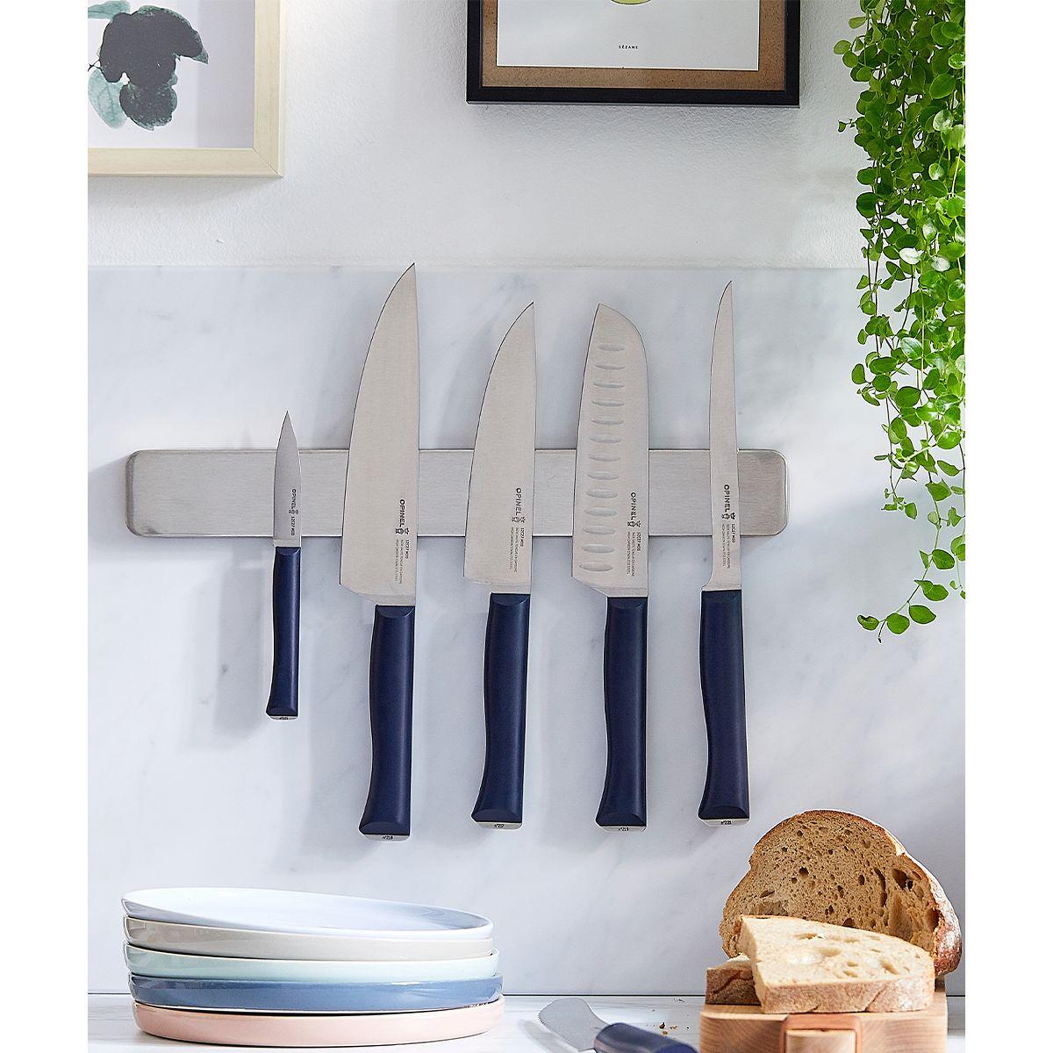 Voir la diapositive 5 : Opinel Couteau japonais Santoku Intempora No219