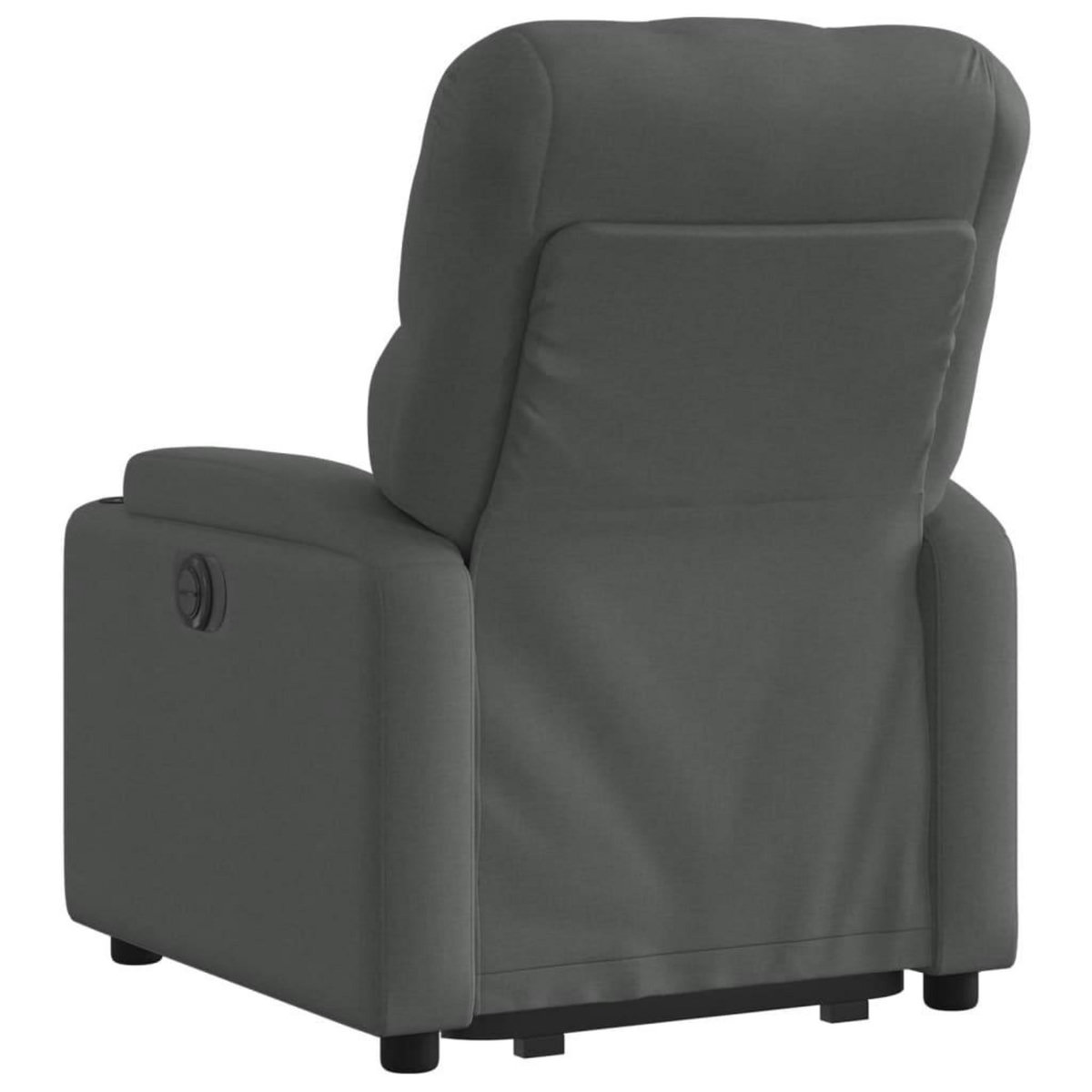 VIDAXL Fauteuil inclinable Gris fonce Tissu