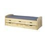 Voir la diapositive 4 : Lit gigogne 2 couchages 90x200 cm + 3 tiroirs ULLI