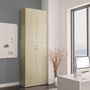Voir la diapositive 3 : VIDAXL Armoire de bureau Chene sonoma 60x32x190 cm Bois d'ingenierie