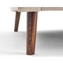 Voir la diapositive 3 : LISA DESIGN Ostrava - canapé droit 2 places en velours pieds en bois