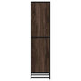 Voir la diapositive 4 : VIDAXL Buffet haut chene marron 35,5x35x139 cm bois d'ingenierie metal