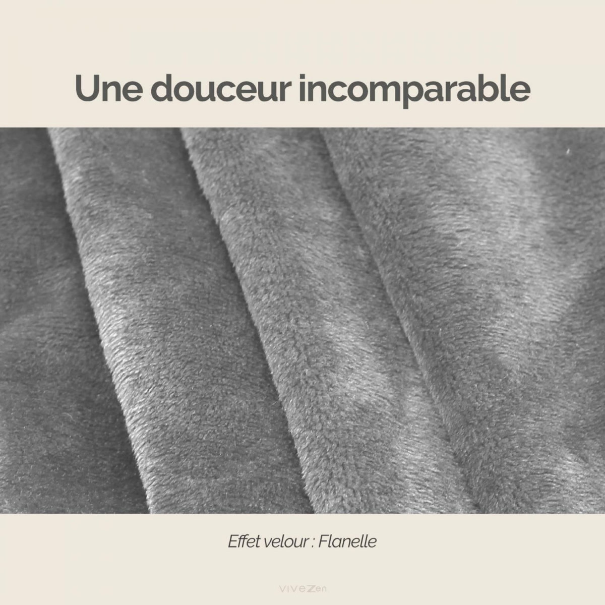 VIVEZEN Sweat plaid à capuche, couverture, pull - Flanelle - Adulte - Gris