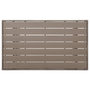 Voir la diapositive 2 : VIDAXL Table de jardin Gris 120x70x66 cm Resine tressee