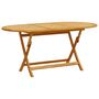 Voir la diapositive 3 : VIDAXL Ensemble a Manger de jardin 7pcs bois d'acacia solide textilene