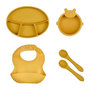Voir la diapositive 1 : THERMOBABY PACK REPAS SILICONE - JAUNE MIEL