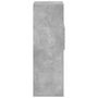 Voir la diapositive 5 : VIDAXL Buffet haut gris beton 50x42,5x124 cm bois d'ingenierie