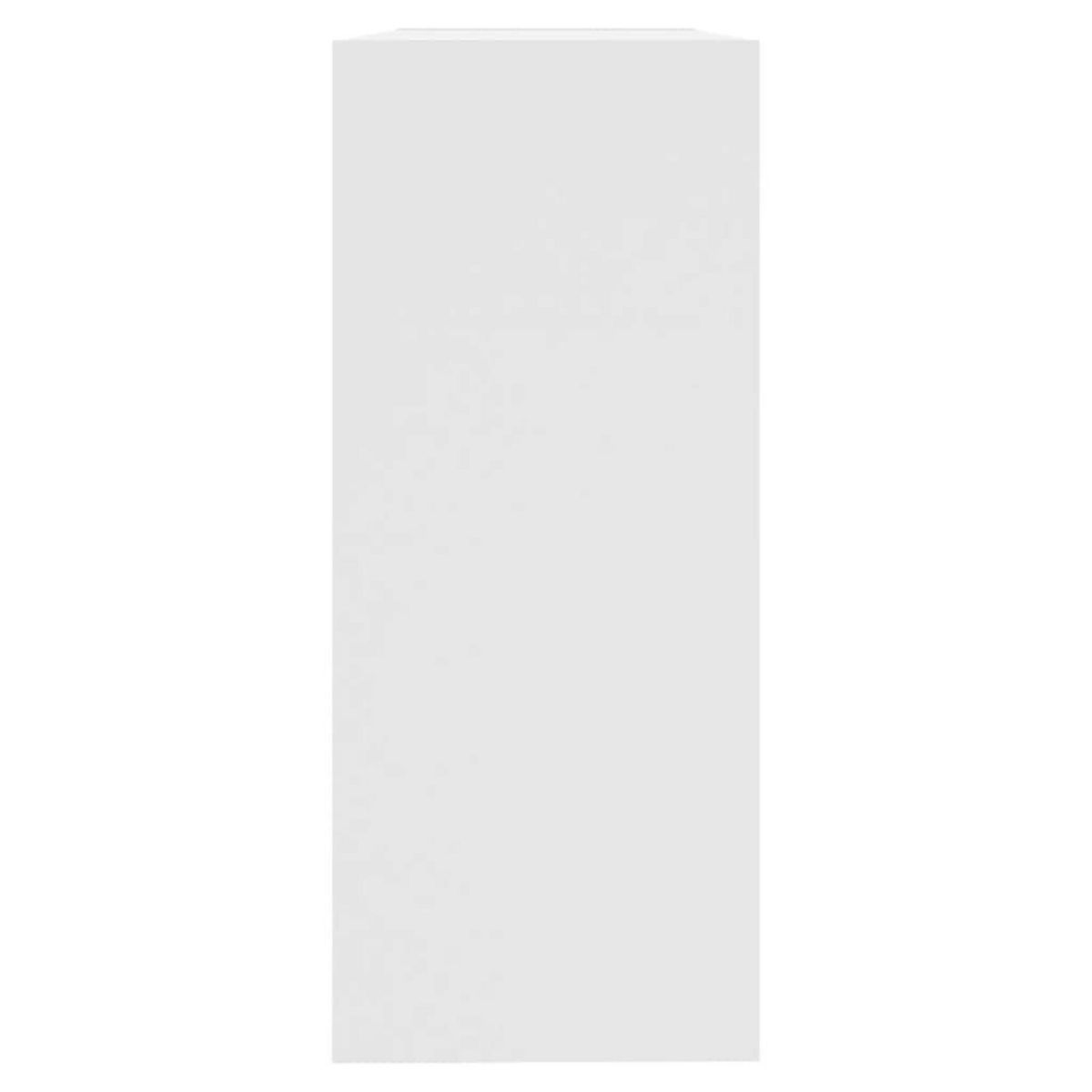 VIDAXL Bibliotheque/Separateur de piece Blanc 100x30x72 cm
