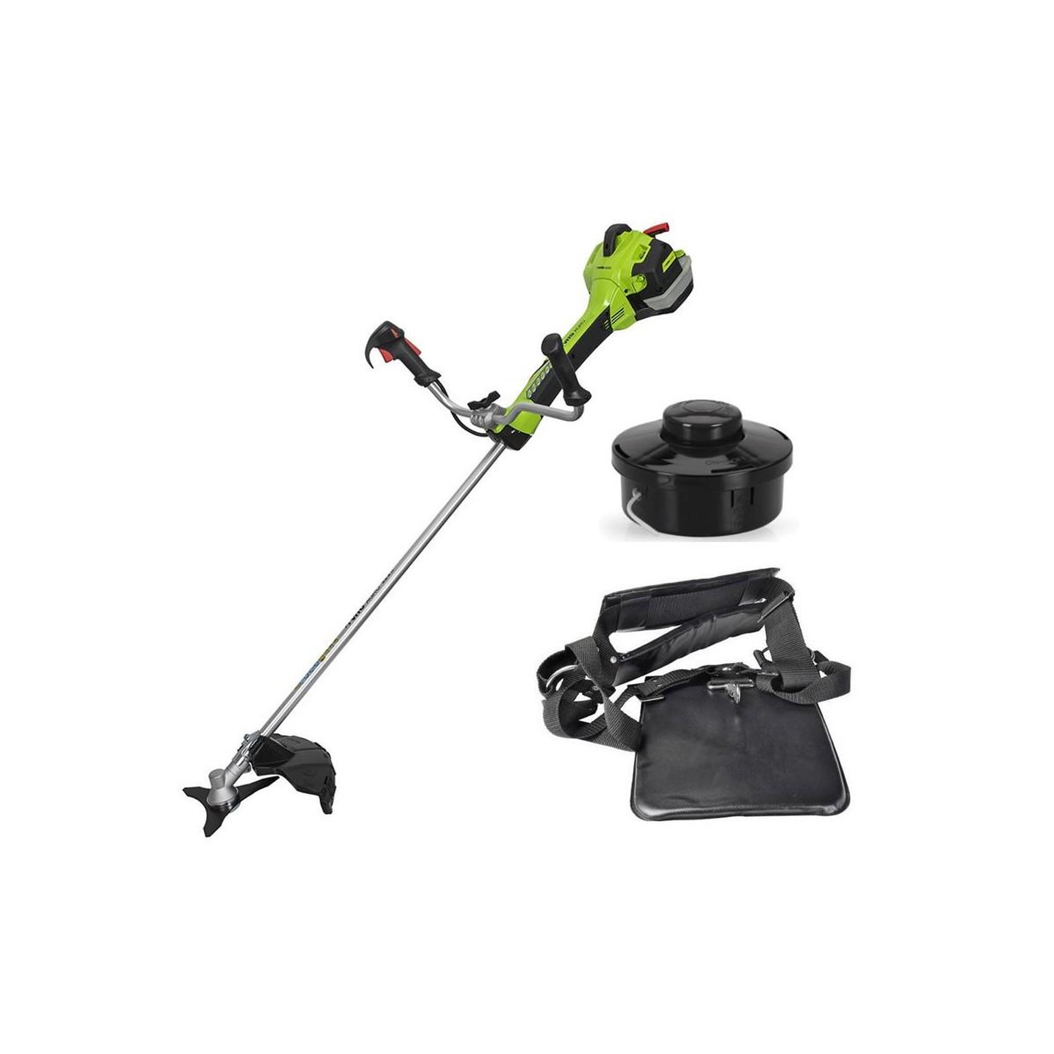 VITO Garden Débroussailleuse thermique 42 cm3 moteur 2t 2,4cv  harnais + lame 3 dents ø 25.5 cm + fil nylon ø 2.4 mm vito