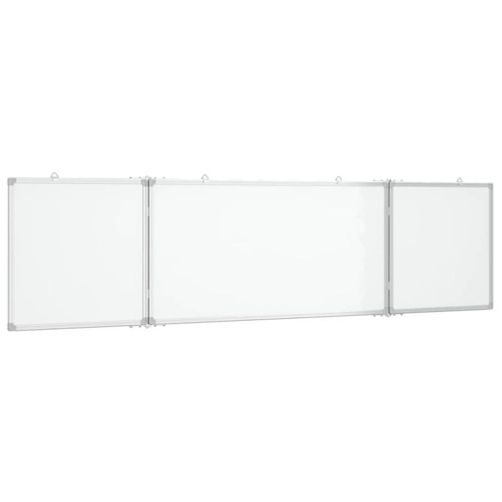 Voir la diapositive 2 : VIDAXL Tableau blanc magnétique pliable 200x50x1,7 cm aluminium