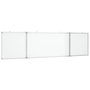 Voir la diapositive 2 : VIDAXL Tableau blanc magnétique pliable 200x50x1,7 cm aluminium