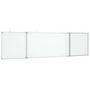 Voir la diapositive 2 : VIDAXL Tableau blanc magnétique pliable 200x50x1,7 cm aluminium