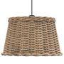Voir la diapositive 4 : VIDAXL Abat jour de plafonnier marron Ø45x28 cm osier
