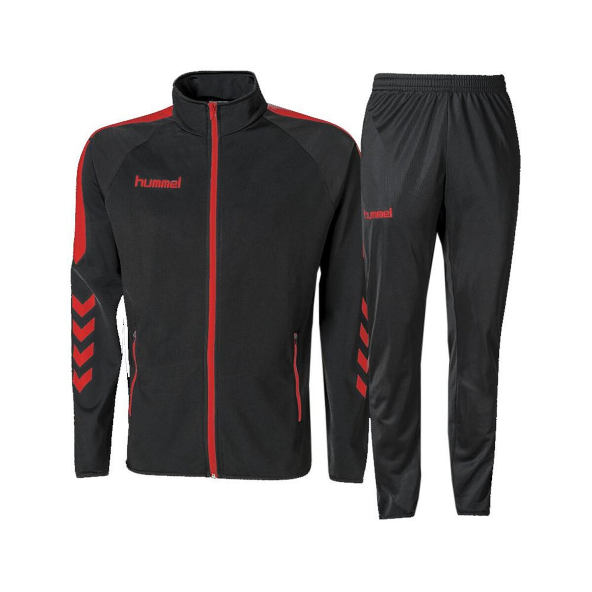 Surv tement noir rouge homme Hummel Club Core pas cher Auchan