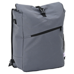 VIDAXL Sac de vélo pour porte bagages 25 L Gris 33x16x48 cm