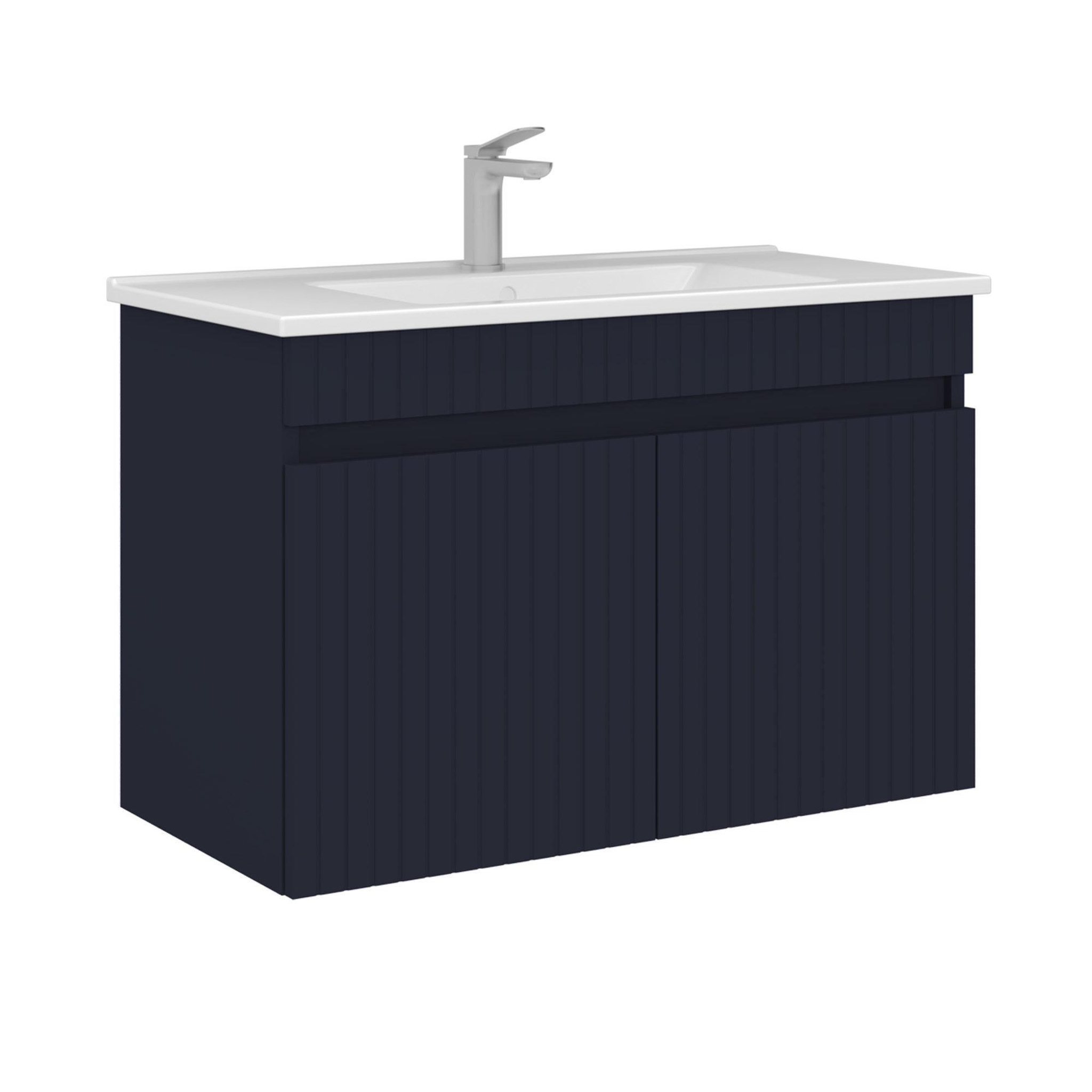 Habitat et Jardin Meuble Vasque  Tivoli 85  - 85 x 45 x 57 cm - Matte Navy Blue