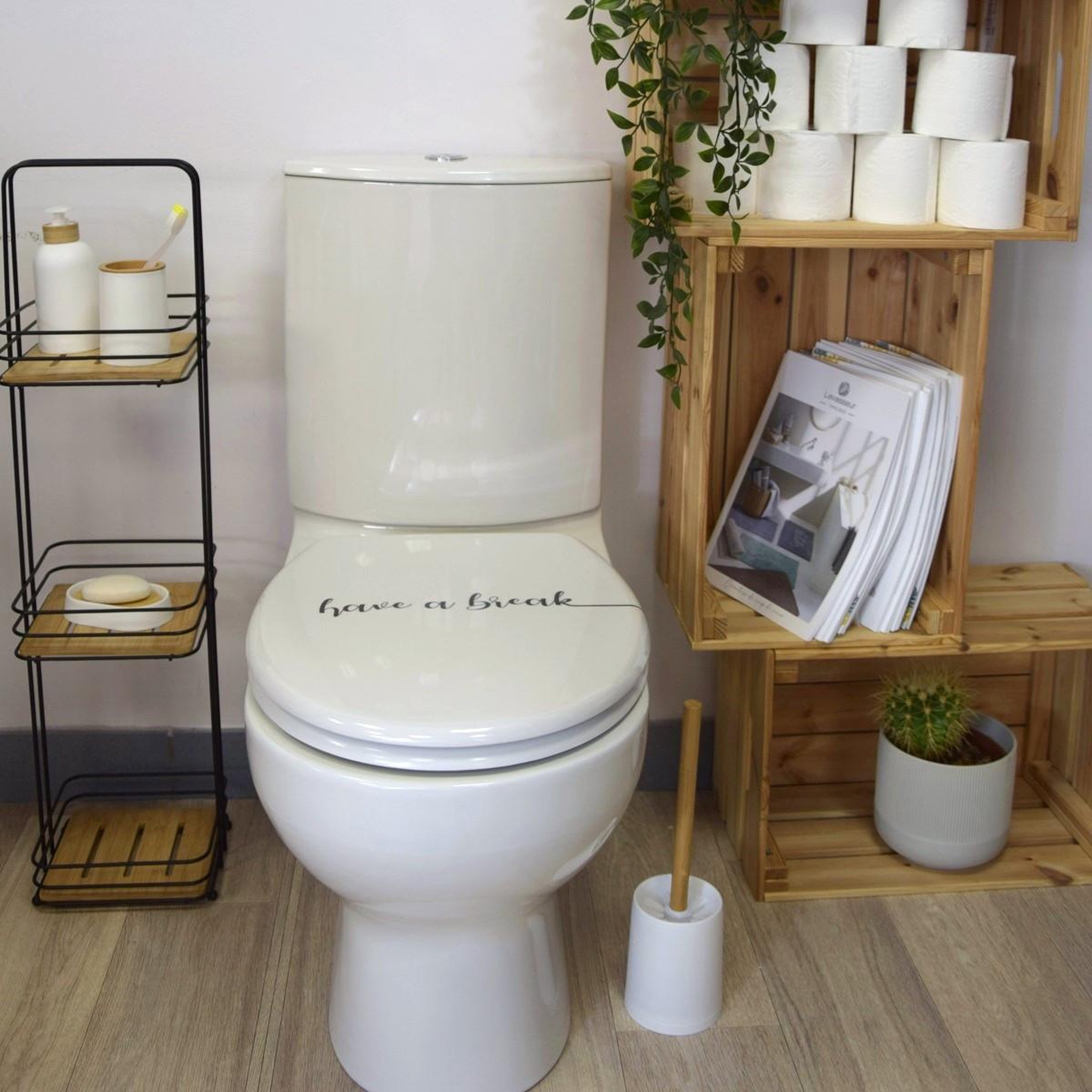 Voir la diapositive 2 : GUY LEVASSEUR Abattant wc thermodur  have a break  break