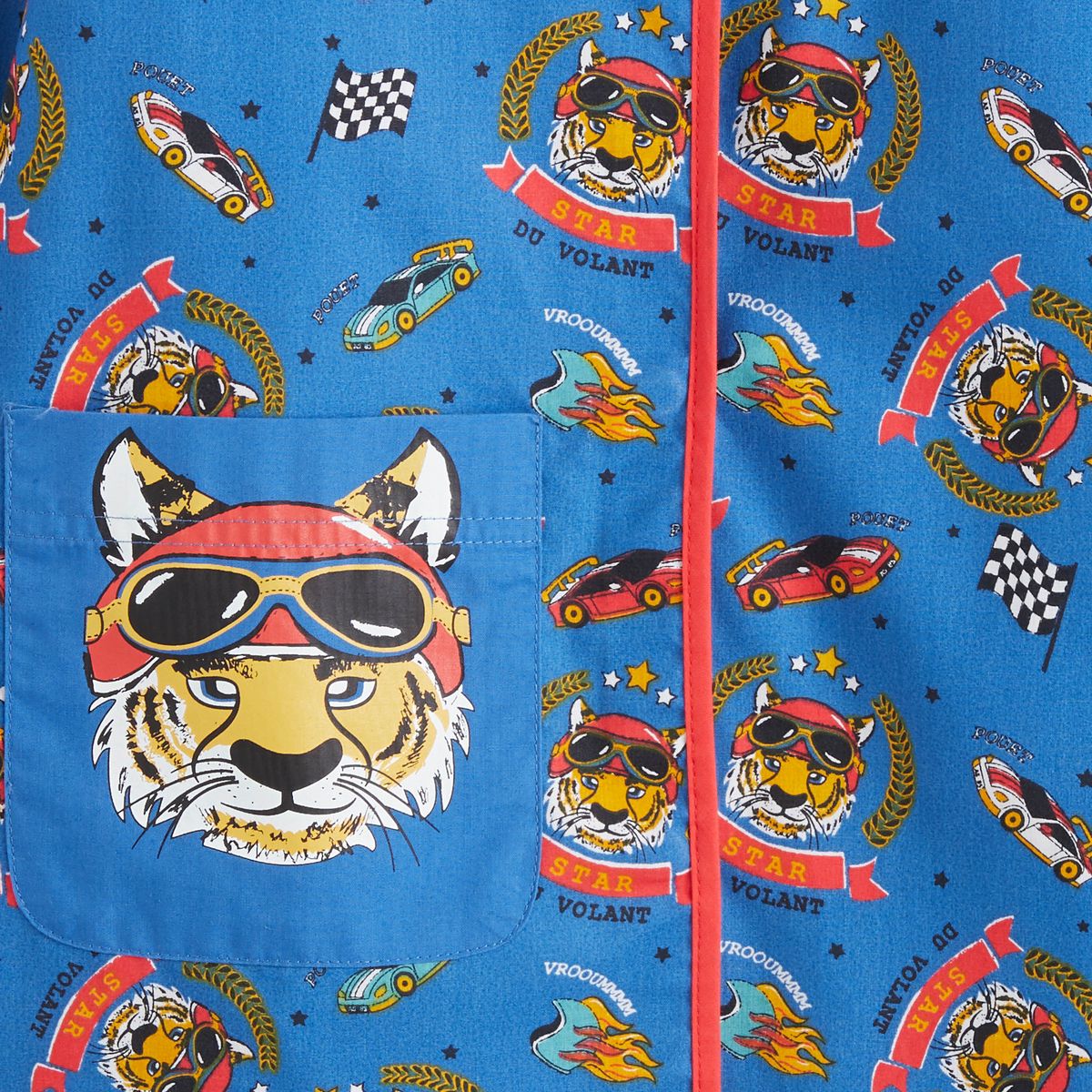 INEXTENSO Tablier en tissus tigre garçon