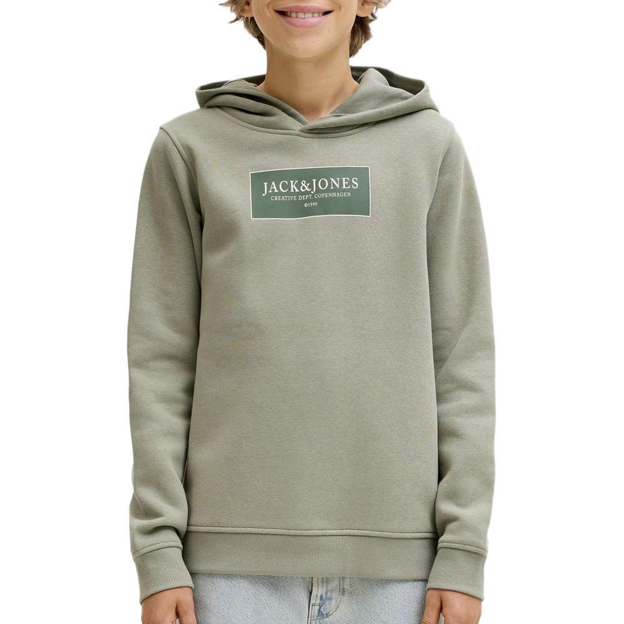 Jack & Jones Sweat  Garçon Jack & Jones Greene. Coloris disponibles : Beige