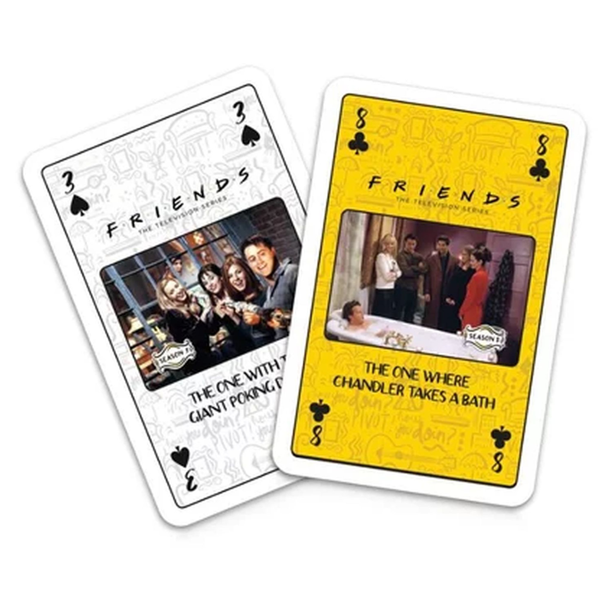 Voir la diapositive 2 :  WINNING MOVES Jeu de 54 cartes Friends 