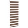 Voir la diapositive 3 : VIDAXL Store zebre marron 55x150 cm largeur du tissu 50,9 cm polyester
