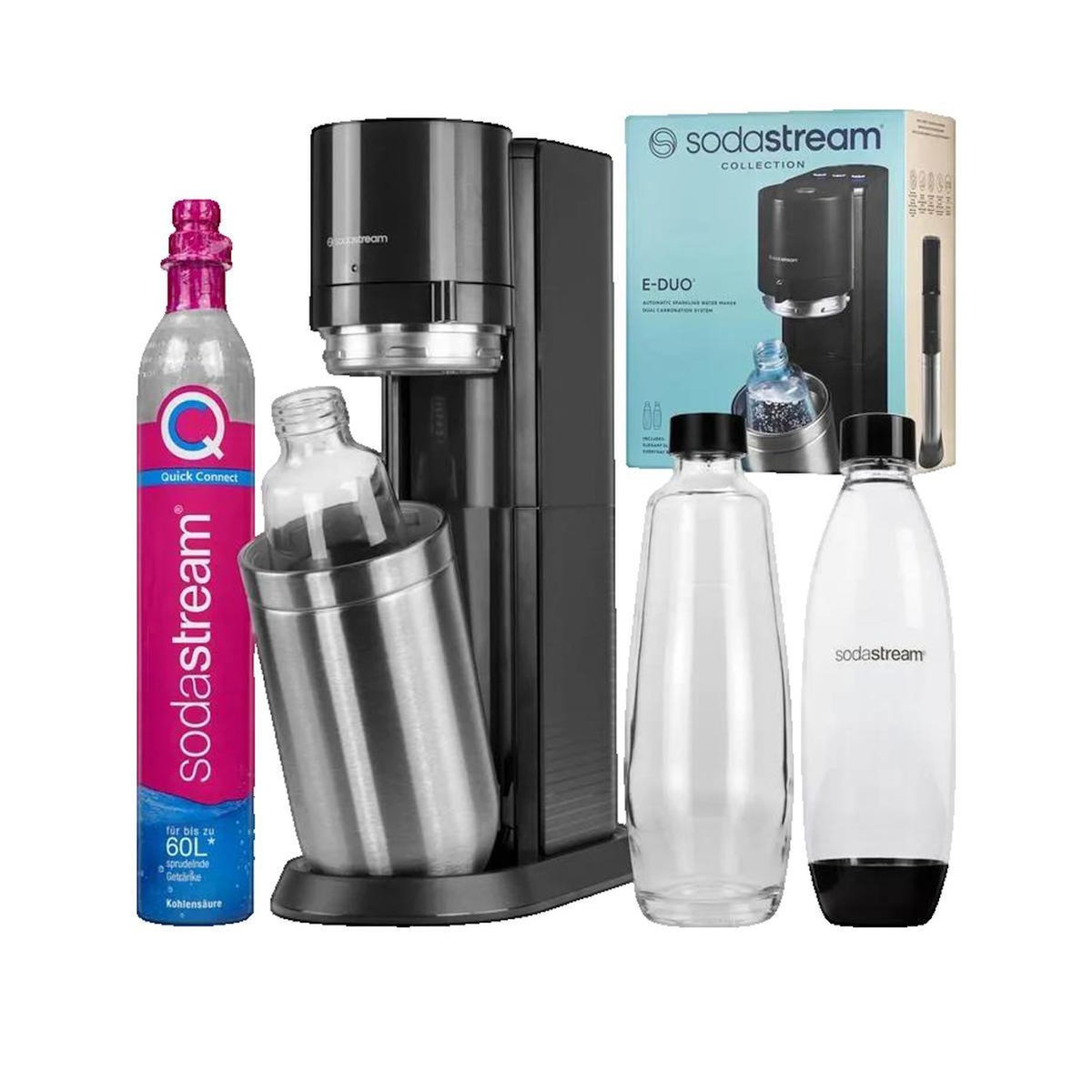 SODASTREAM Machine à soda SodaStream E-DUO noir