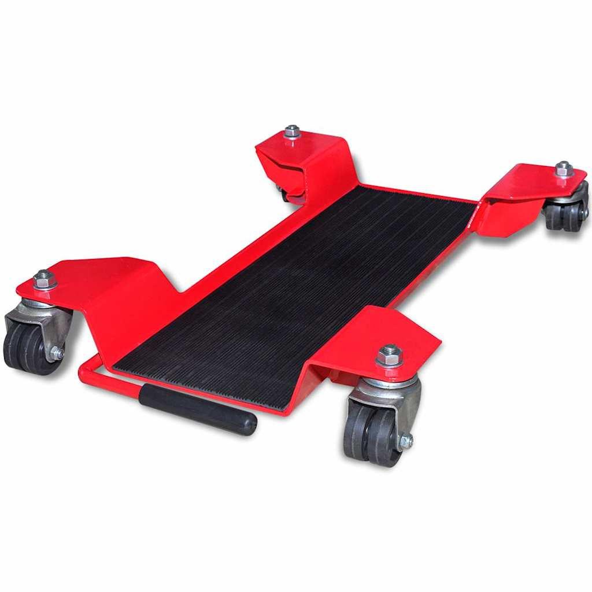 VIDAXL Chariot de moto rouge