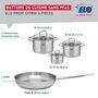 Voir la diapositive 2 : ELO Ensemble de 1 Poêle de cuisson 28 cm et 3 faitouts 12, 16 et 20 cm Elo Profi Citrin
