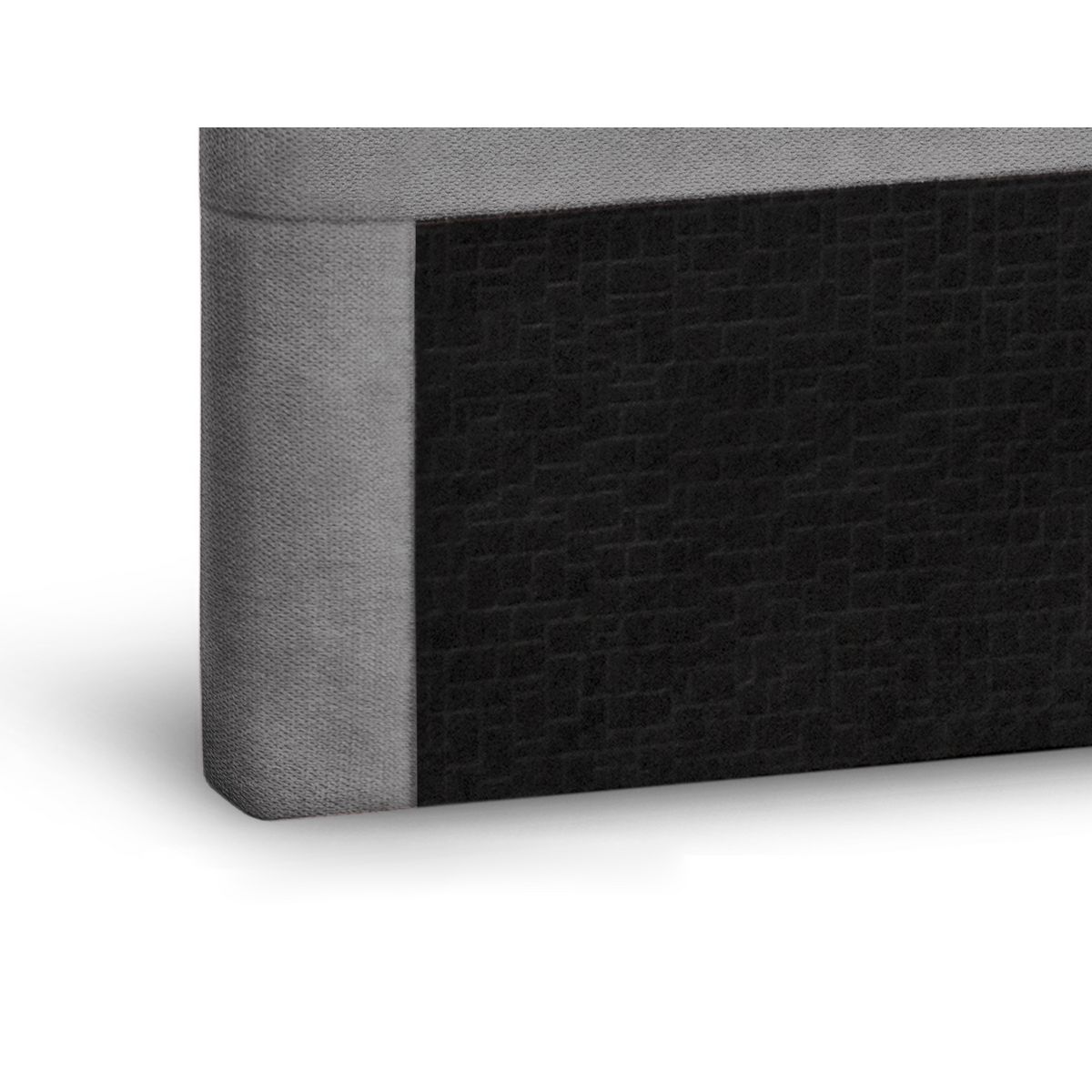 Tête de lit aspect quadrillée  en tissu  160 x 200 cm FISKARI