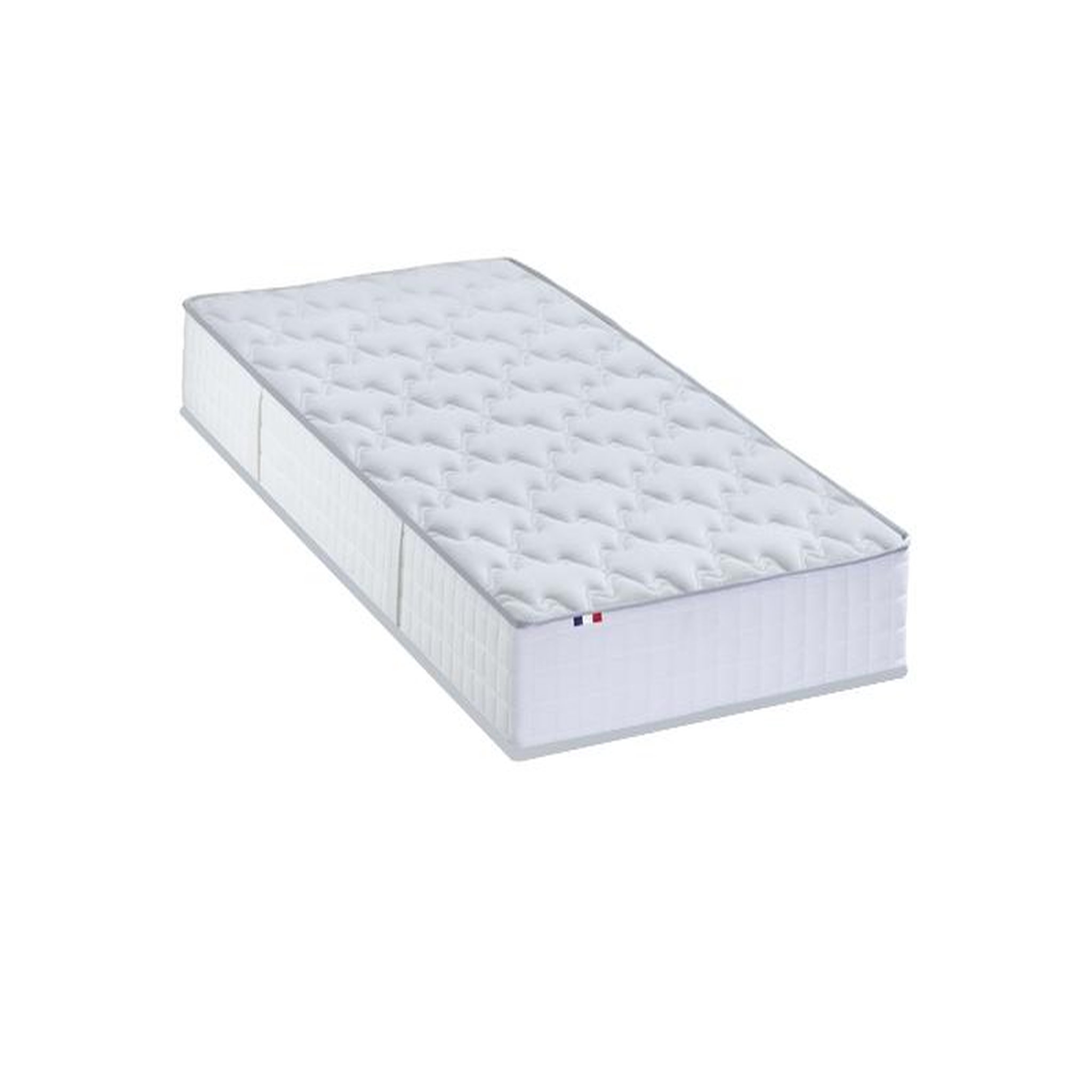 Voir la diapositive 2 : Matelas ressorts ensachés , face été, face hiver, 90x190 cm PAUL 