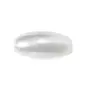 Rayher Perles blanches, 8x4 mm, boîte 105 pces
