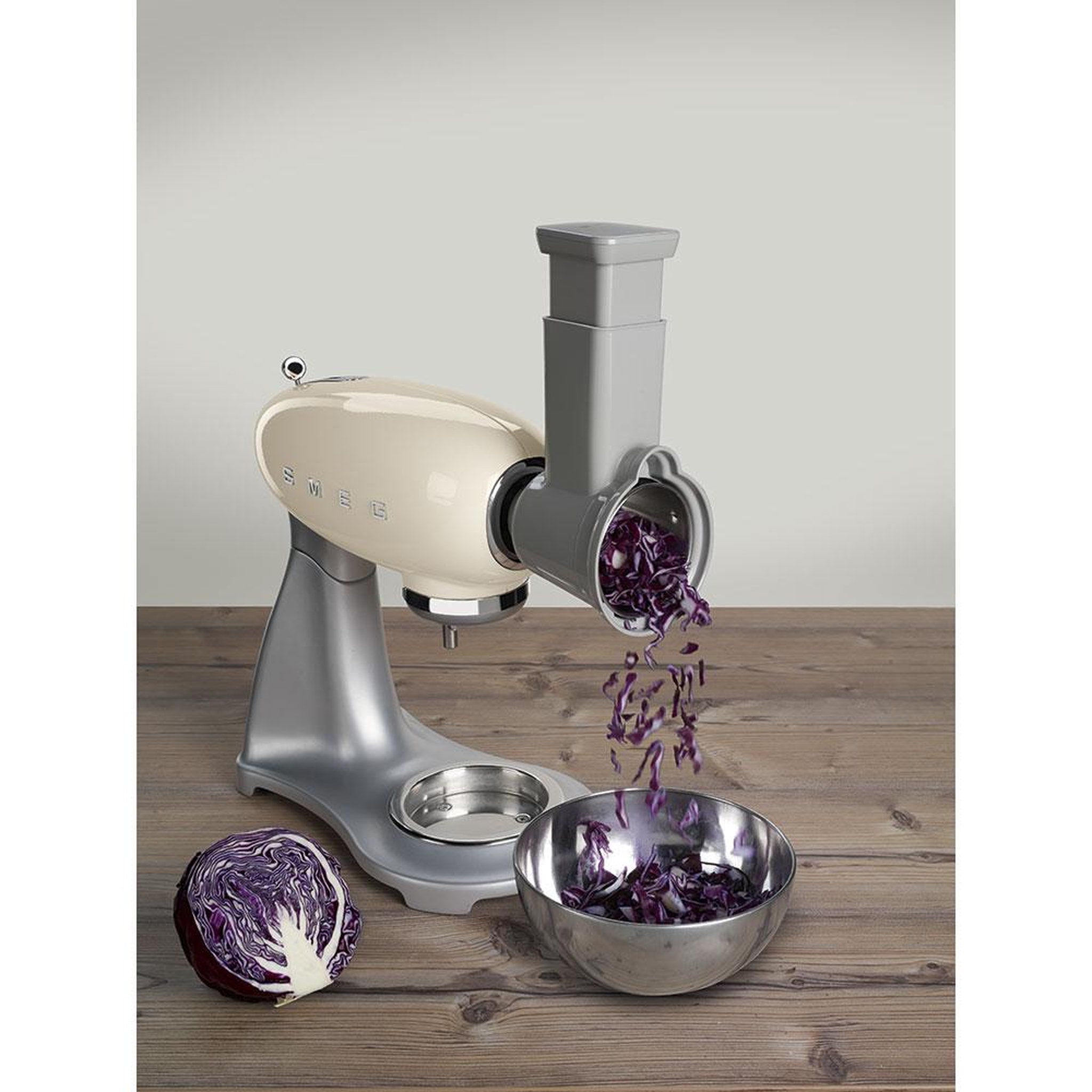 Voir la diapositive 6 : SMEG Râpe smsg01 trancheur rapeur pour smf01/02/03