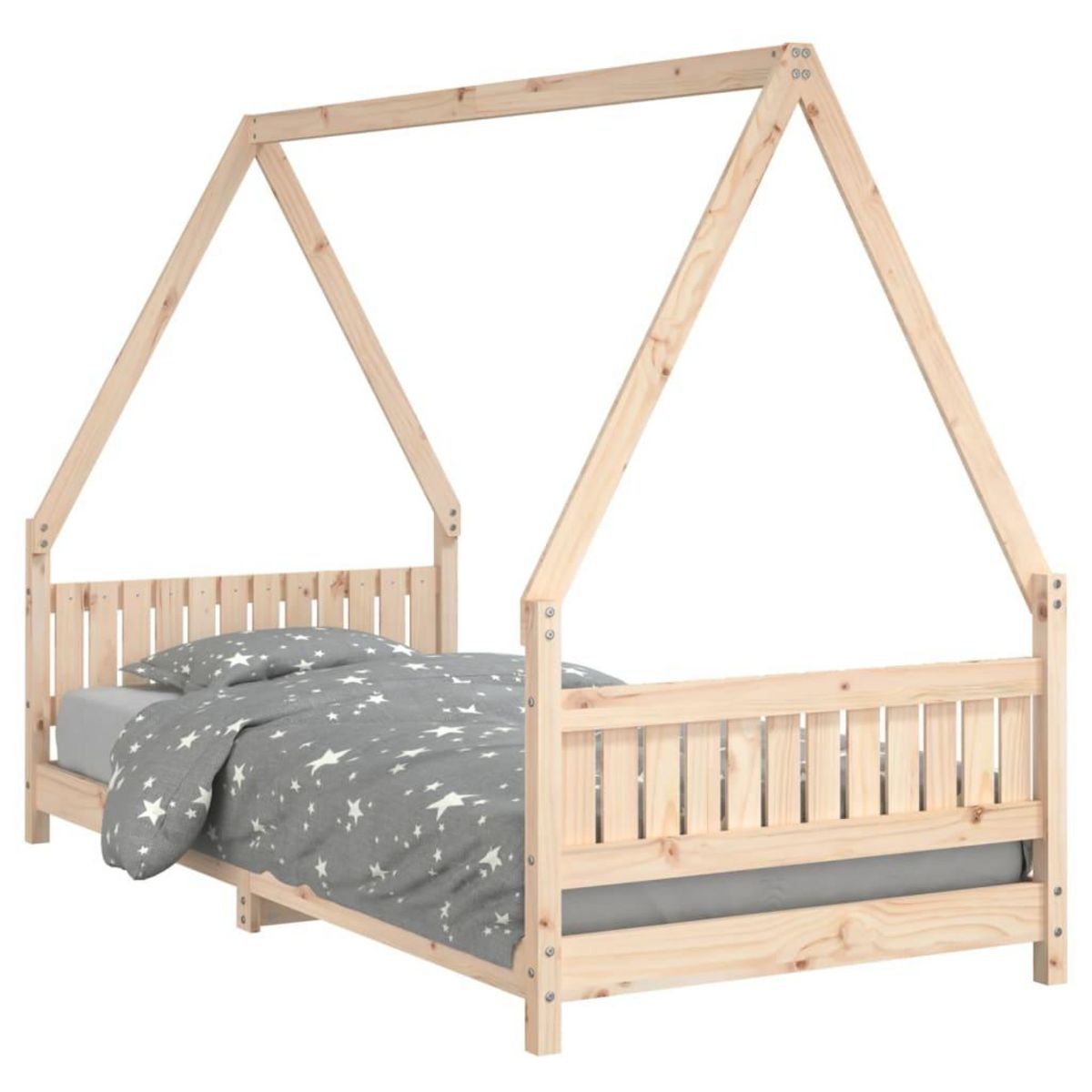 VIDAXL Cadre de lit pour enfants 90x200 cm bois de pin massif