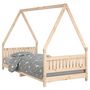 Voir la diapositive 2 : VIDAXL Cadre de lit pour enfants 90x200 cm bois de pin massif