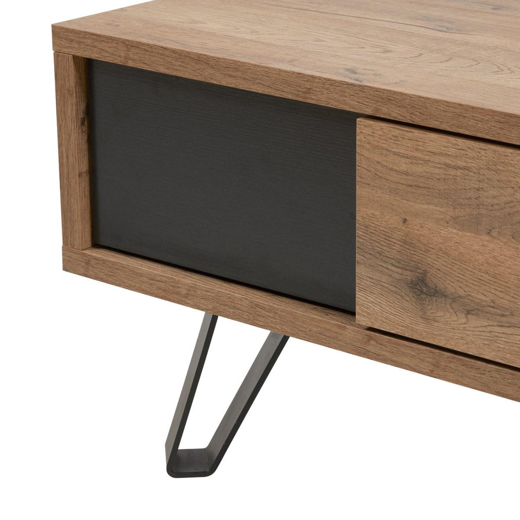 Voir la diapositive 4 : JLC KREATION Table basse en bois avec tiroirs pedro